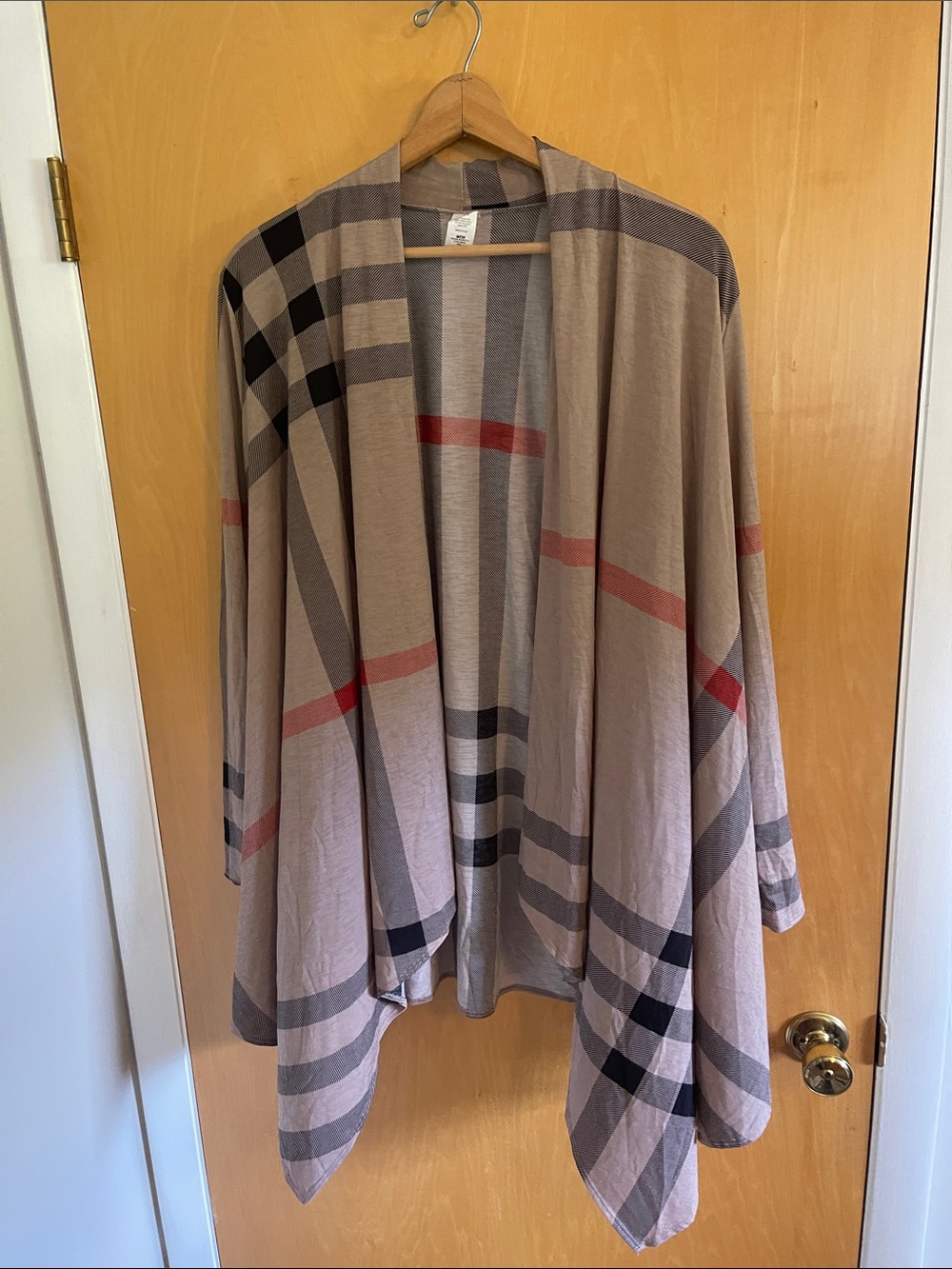 Chic Soul Plaid Cardigan 2x